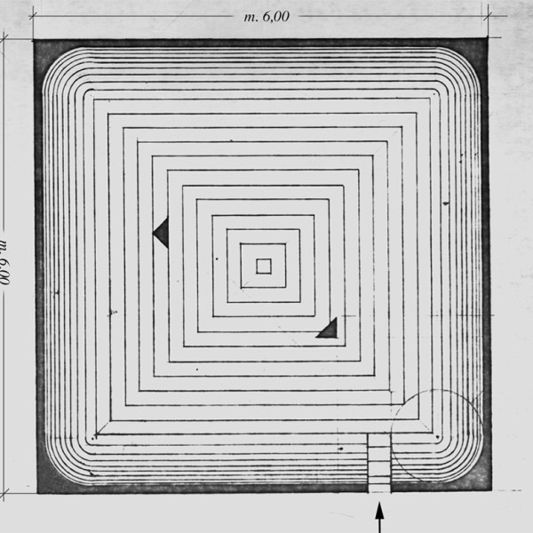 Amalia Del Ponte, Area percettiva, 1973